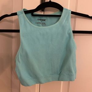 Baby Blue Crop Top from Garage